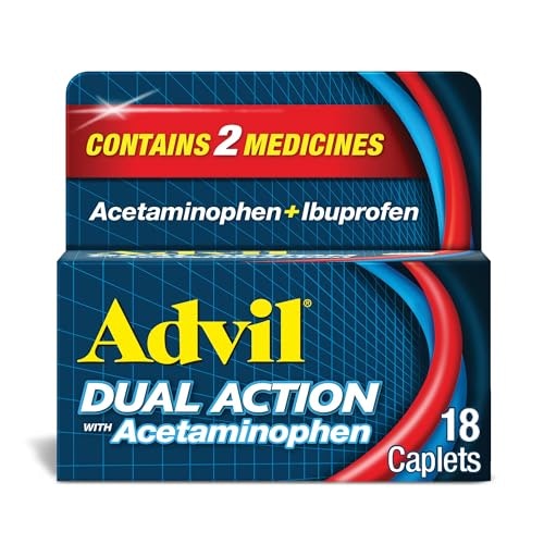 Advil Dual Action Ibuprofen 125mg Pain Relief 18-Count Caplets: $4.28