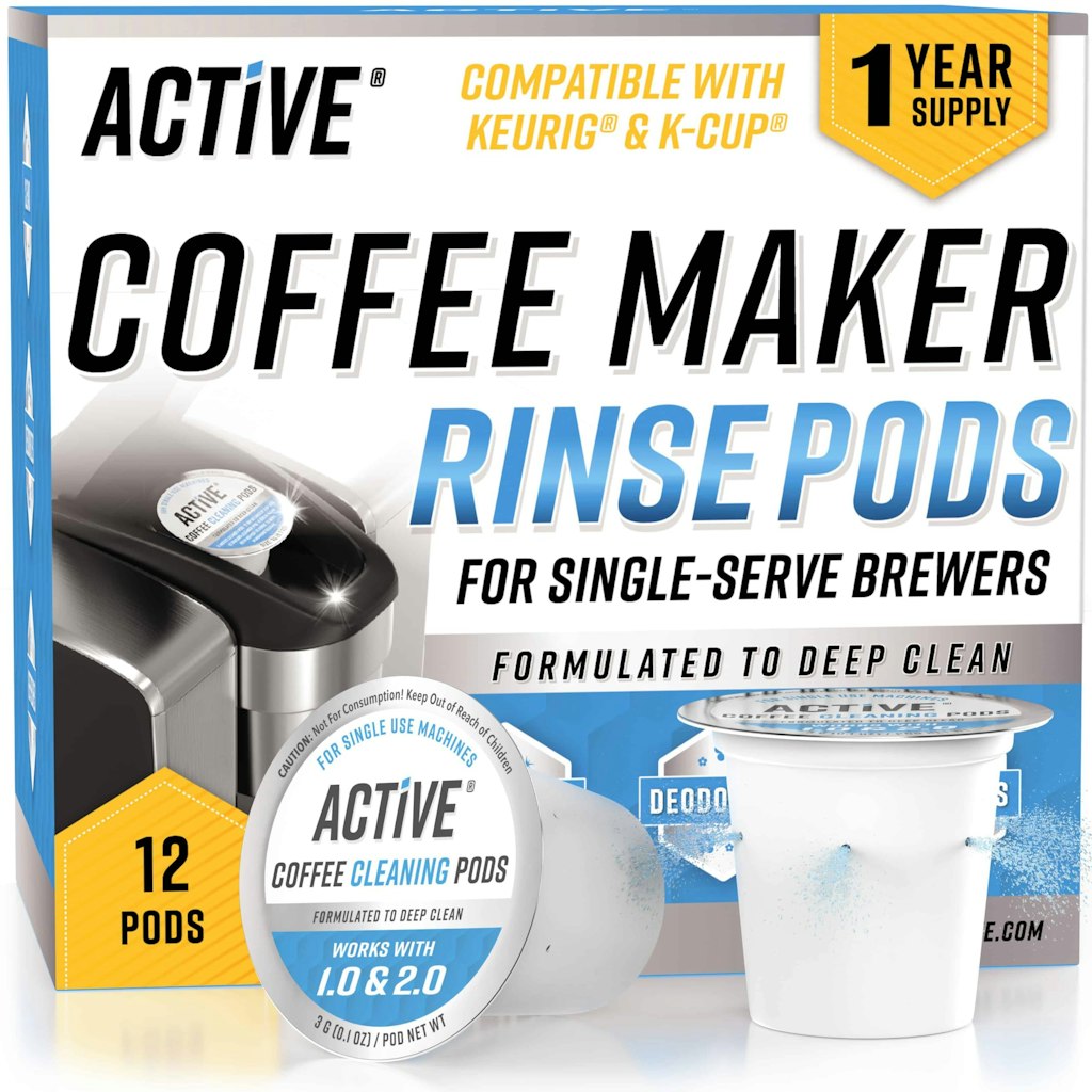 ACTIVE K-Cup Compatible Keurig Cleaning Pods 12-Pack: $12 w/ Subscribe & Save