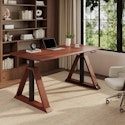 Flexispot 55" x 28" Oak Executive Standing Desk for $500 + free shipping
