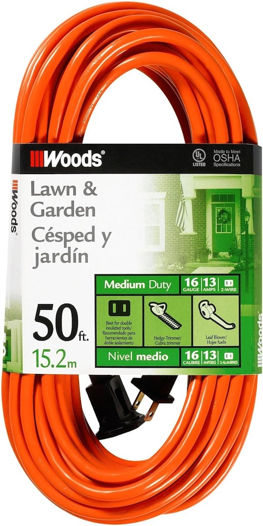 Southwire Woods 50-Foot Outdoor Extension Cord: $11