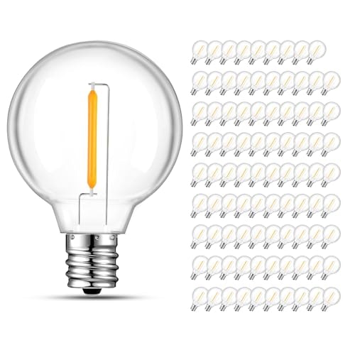 GvvooHome G40 LED String Light Replacement Bulbs 90-Pack: $53.88 GvvooHome G40 LED String Light Replacement Bulbs 90-Pack: $53.88