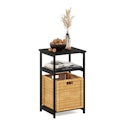 Furinno JUST 3-Tier Metal Frame Telephone Table for $17 + free shipping w/ Prime