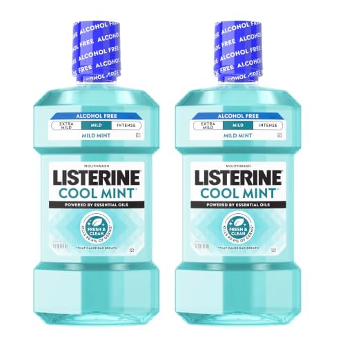 Listerine Cool Mint Alcohol-Free Mouthwash 2-Pack: $13.98 Listerine Cool Mint Alcohol-Free Mouthwash 2-Pack: $13.98