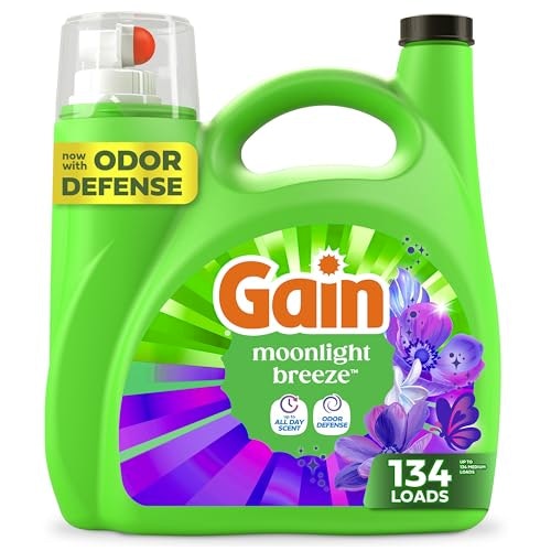 Gain Moonlight Breeze Liquid Laundry Detergent 177 fl oz: $18.19