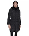Calvin Klein Women's Hooded Stand Collar Puffer Coat for $40 + free shipping