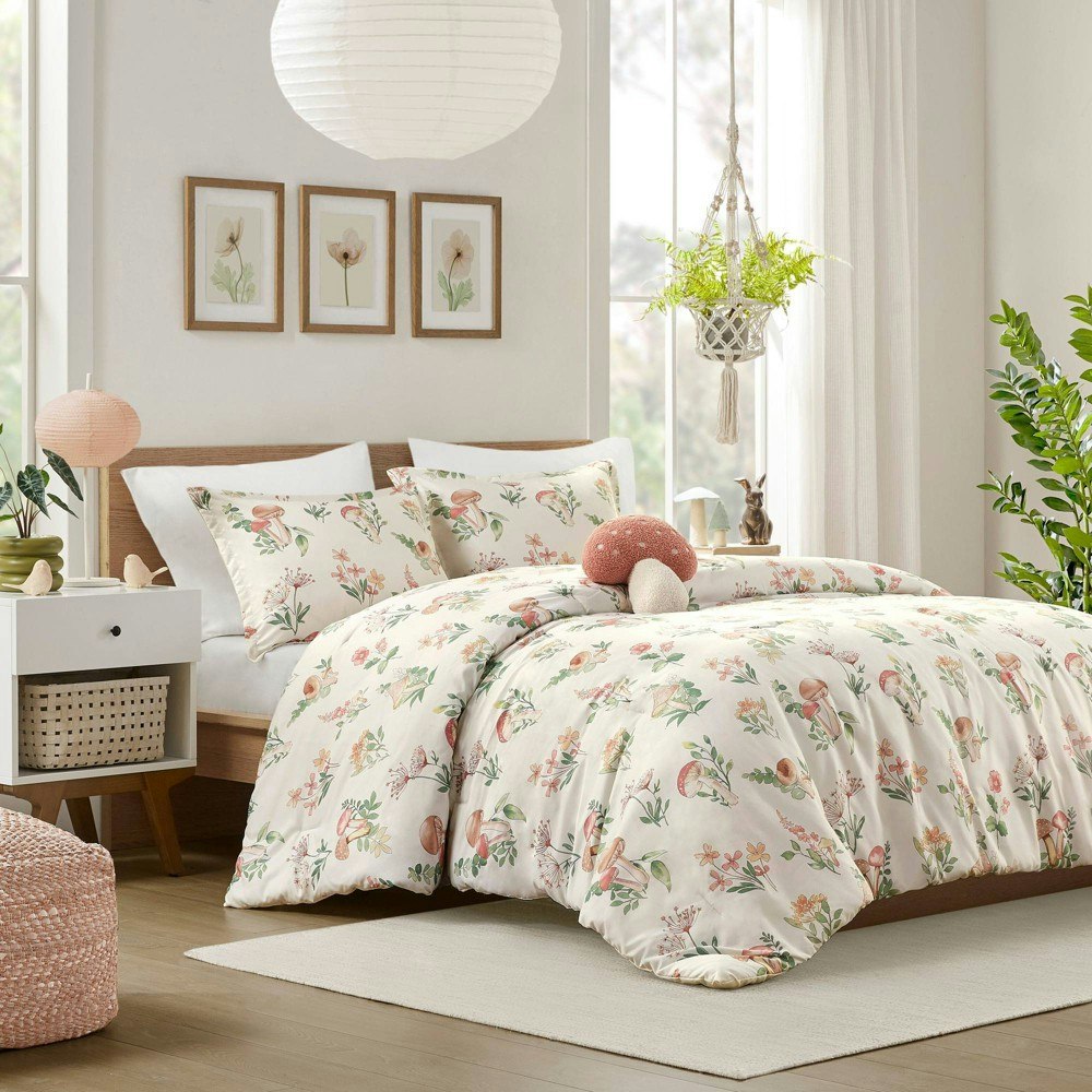 Intelligent Design Mina Mushroom Garden Twin/Twin XL Comforter Set: $39.99 Intelligent Design Mina Mushroom Garden Twin/Twin XL Comforter Set: $39.99