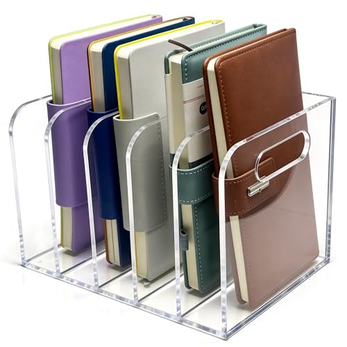 Aidimoo 5-Compartment Acrylic Magazine File Holder: $29.98 Aidimoo 5-Compartment Acrylic Magazine File Holder: $29.98