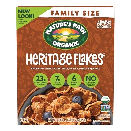 Nature's Path Organic Heritage Flakes Cereal 33.5-oz.: $8.31