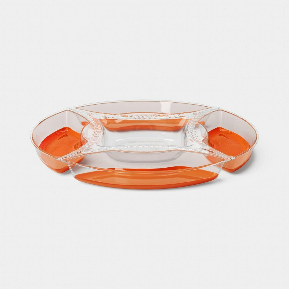 Room Essentials Plastic Chip and Dip Platter: $8.40 Room Essentials Plastic Chip and Dip Platter: $8.40