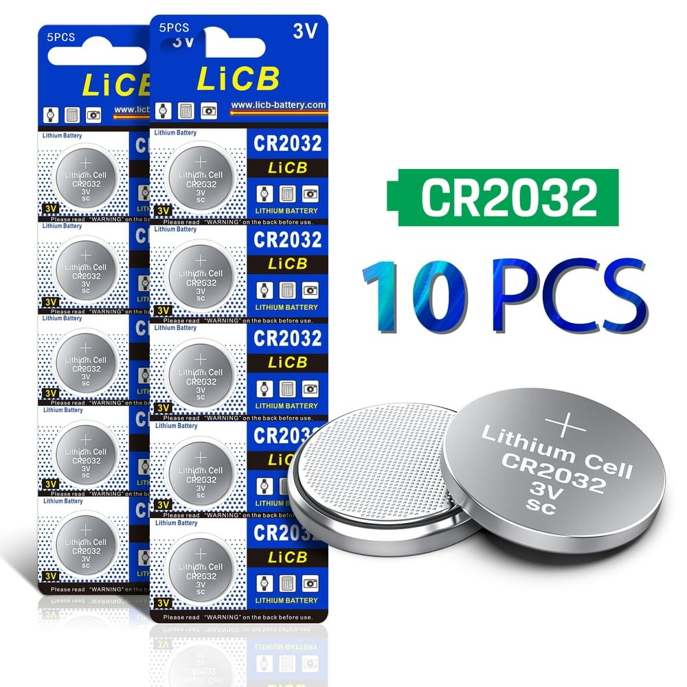 LiCB CR2032 3V Lithium Coin Battery 10-Pack: $5.69 LiCB CR2032 3V Lithium Coin Battery 10-Pack: $5.69