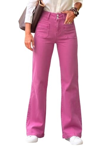 Sidefeel Women's High-Waisted Wide Leg Denim Pants: $33.64 Sidefeel Women's High-Waisted Wide Leg Denim Pants: $33.64