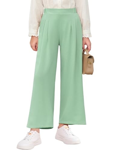 Haloumoning Girls Wide-Leg Uniform Dress Pants: $13.98 Haloumoning Girls Wide-Leg Uniform Dress Pants: $13.98