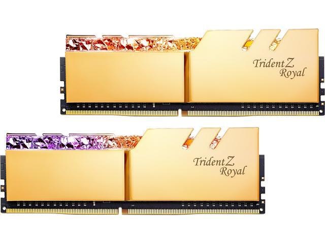G.Skill Trident Z Royal 16GB 2-Stick DDR4 4000 Desktop Memory Kit: $358 G.Skill Trident Z Royal 16GB 2-Stick DDR4 4000 Desktop Memory Kit: $358