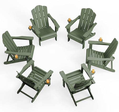 Kingyes Folding Adirondack Chair 6-Pack: $469.15 Kingyes Folding Adirondack Chair 6-Pack: $469.15
