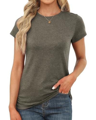 Memorose Women's Short Sleeve Crew Neck T-Shirt: $12.74