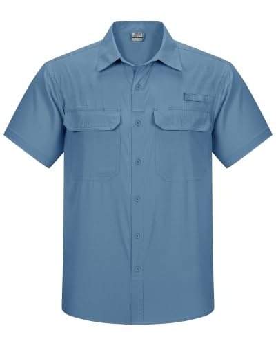 Outdoor Ventures Men's Lightweight Short Sleeve Fishing Shirt: $28.79 Outdoor Ventures Men's Lightweight Short Sleeve Fishing Shirt: $28.79