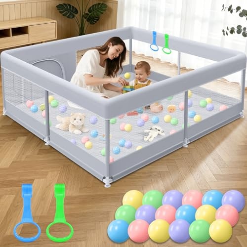Xvishx 50x50-Inch Baby Playpen: $39.95 Xvishx 50x50-Inch Baby Playpen: $39.95
