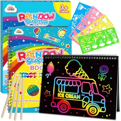 ZMLM Rainbow Scratch Paper Notebook 2-Pack: $8.49 ZMLM Rainbow Scratch Paper Notebook 2-Pack: $8.49
