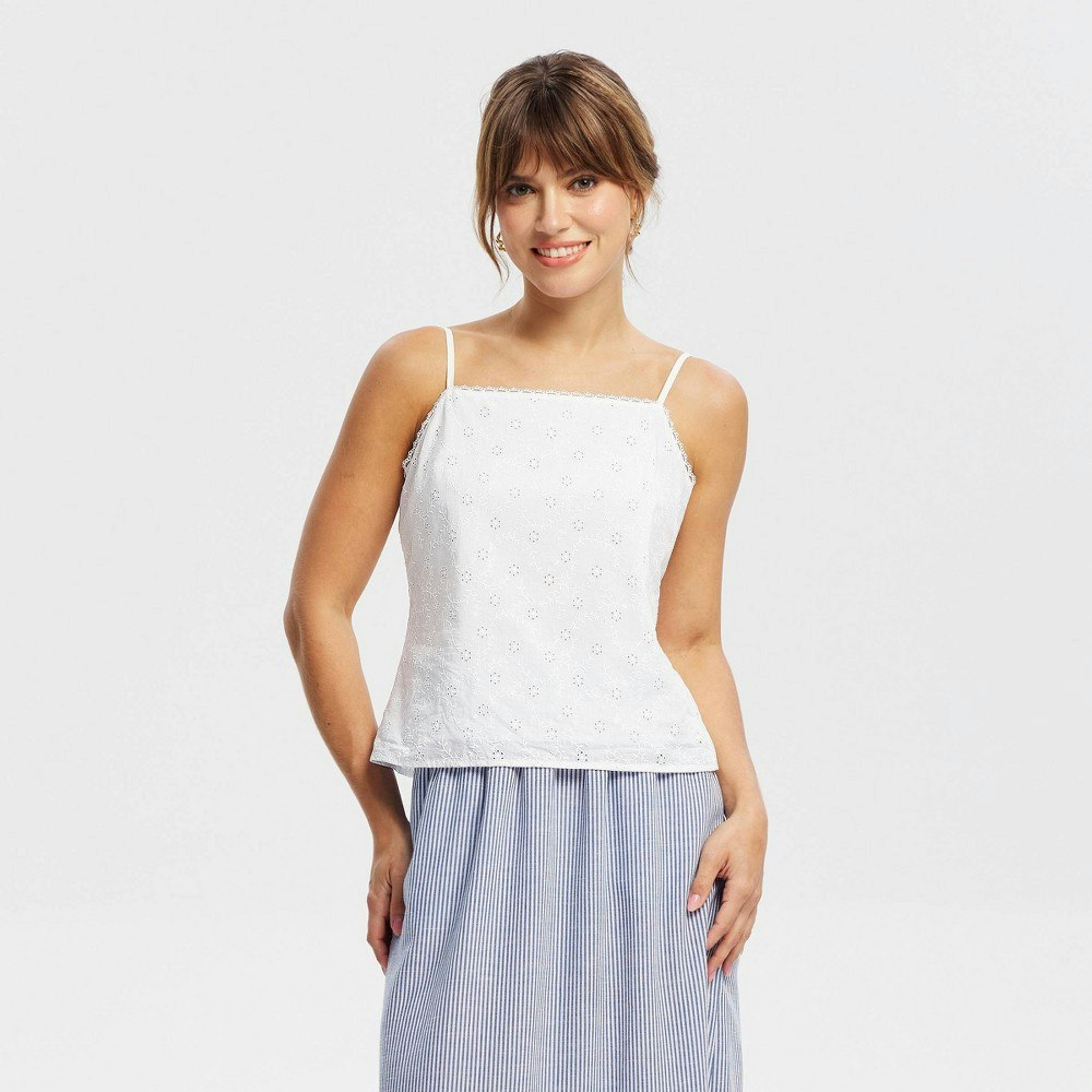 Universal Thread Women's Eyelet Cami: $30 Universal Thread Women's Eyelet Cami: $30