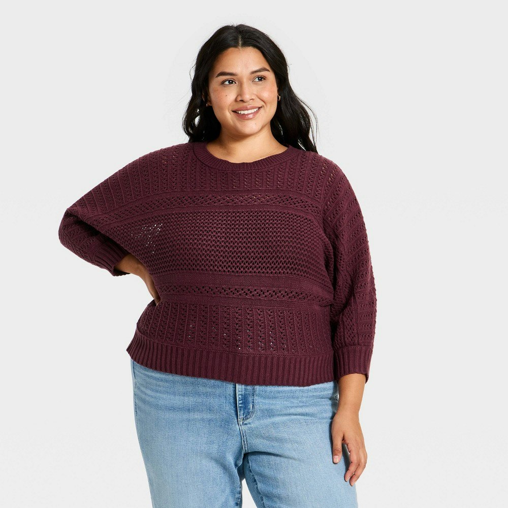 Universal Thread Women's Dolman Crewneck Pullover Sweater: $28 Universal Thread Women's Dolman Crewneck Pullover Sweater: $28
