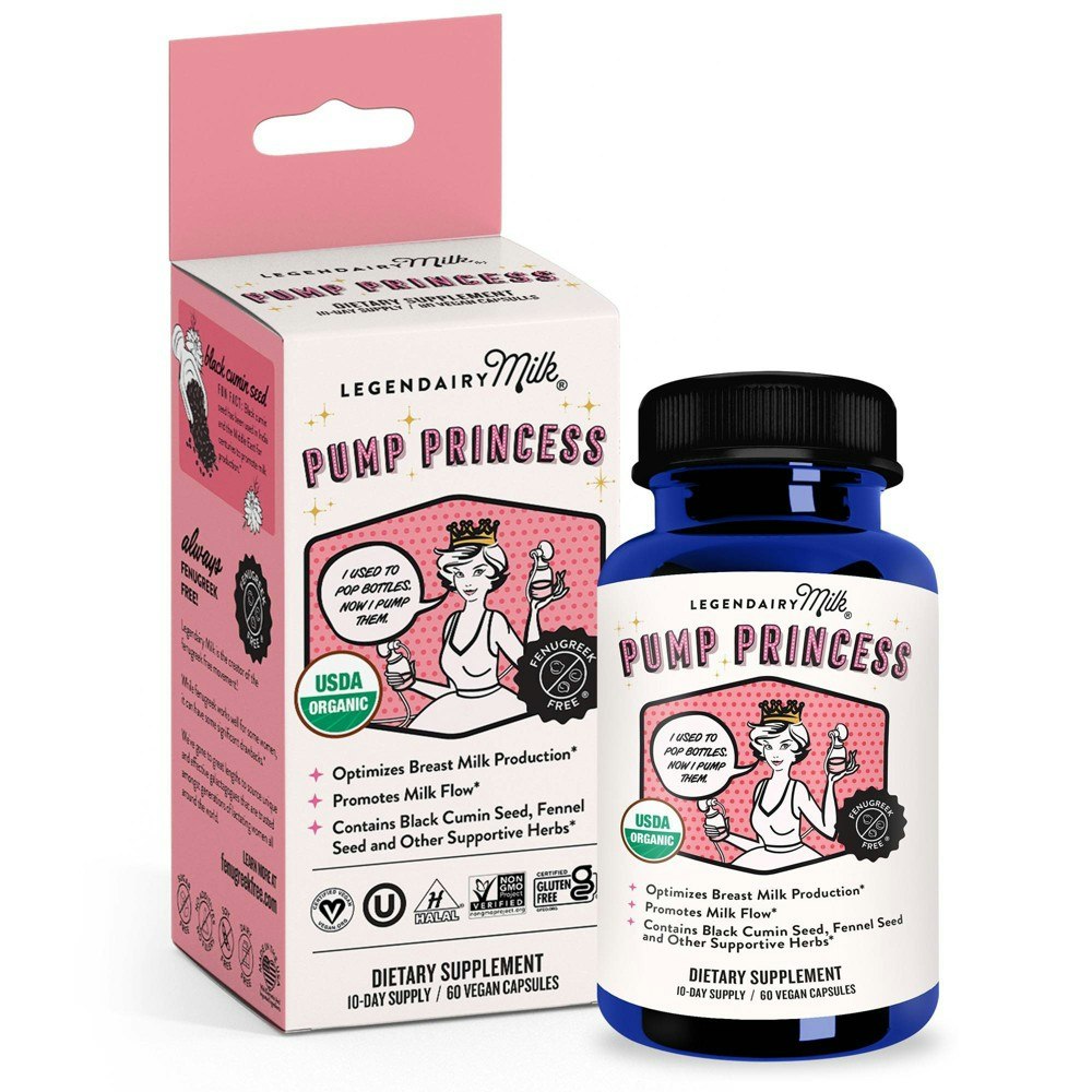 Legendairy Milk Pump Princess Vegan Lactation Supplement 60-Count: $21.99 Legendairy Milk Pump Princess Vegan Lactation Supplement 60-Count: $21.99