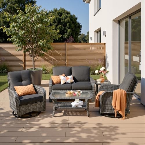 Othiloa 5-Piece Rattan Patio Furniture Set: $594.15 Othiloa 5-Piece Rattan Patio Furniture Set: $594.15