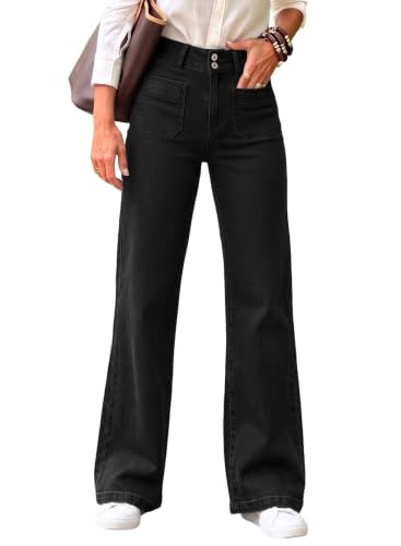 Sidefeel Women's Wide Leg Denim Jeans: $29.87 Sidefeel Women's Wide Leg Denim Jeans: $29.87