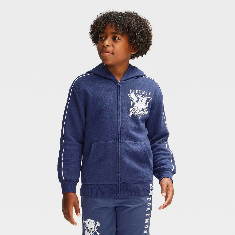 Boys' Pokemon Pikachu Hooded Zip-Up Sweatshirt: $22 Boys' Pokemon Pikachu Hooded Zip-Up Sweatshirt: $22