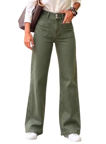 Sidefeel Women's High Waisted Wide Leg Denim Pants: $31.67 Sidefeel Women's High Waisted Wide Leg Denim Pants: $31.67