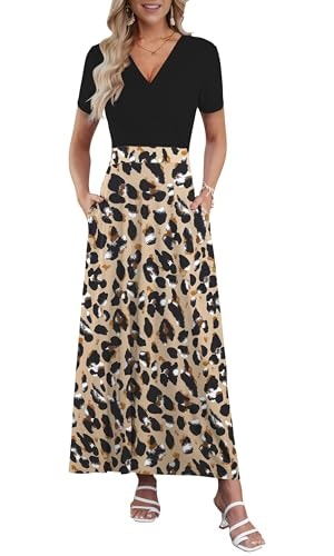 Auselily Women's Floral Maxi Dress: $25.88 Auselily Women's Floral Maxi Dress: $25.88