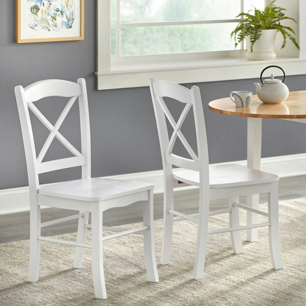 Buylateral Farmhouse Cross Back Wood Chairs 2-Pack: $219.99 Buylateral Farmhouse Cross Back Wood Chairs 2-Pack: $219.99