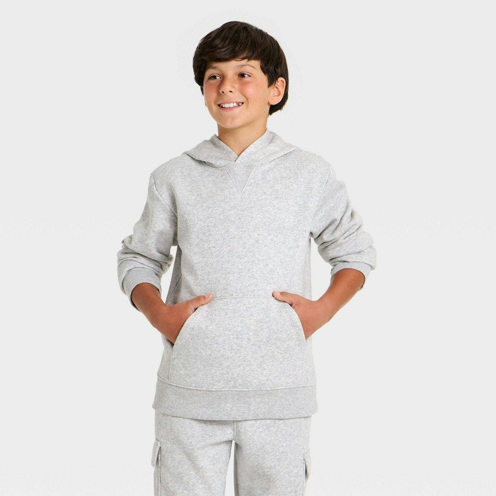 All In Motion Boys' Active Comfort Fleece Pullover Hoodie: $15 All In Motion Boys' Active Comfort Fleece Pullover Hoodie: $15