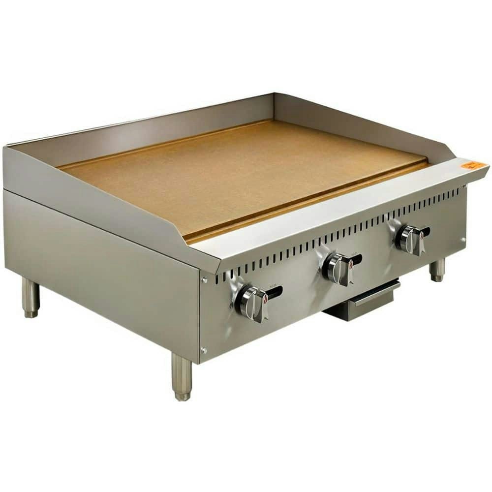 36-inch Stainless Steel Commercial Manual Griddle: $805.98 36-inch Stainless Steel Commercial Manual Griddle: $805.98