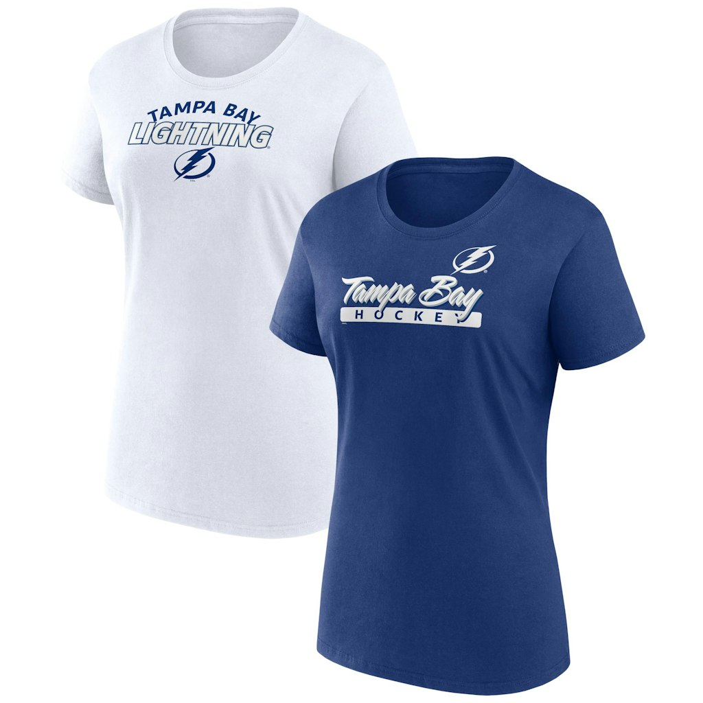 Fanatics Tampa Bay Lightning Women's T-Shirt 2-Pack: $32.99