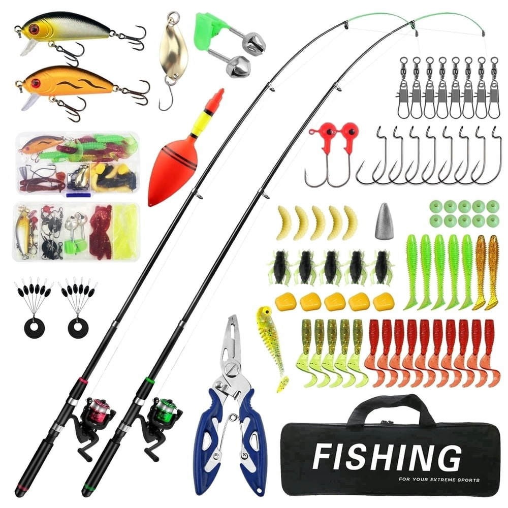 Ytaky 5.9-Foot Telescopic Fishing Pole Combo Set 75-Piece Kit: $31.99 Ytaky 5.9-Foot Telescopic Fishing Pole Combo Set 75-Piece Kit: $31.99