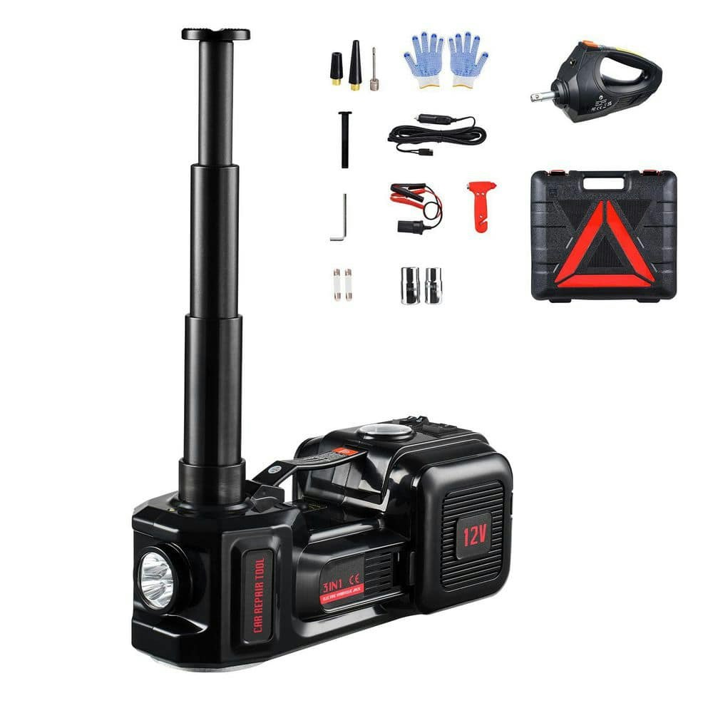 5-Ton 12V Electric Scissor Jack with Tire Inflator: $112.50 5-Ton 12V Electric Scissor Jack with Tire Inflator: $112.50