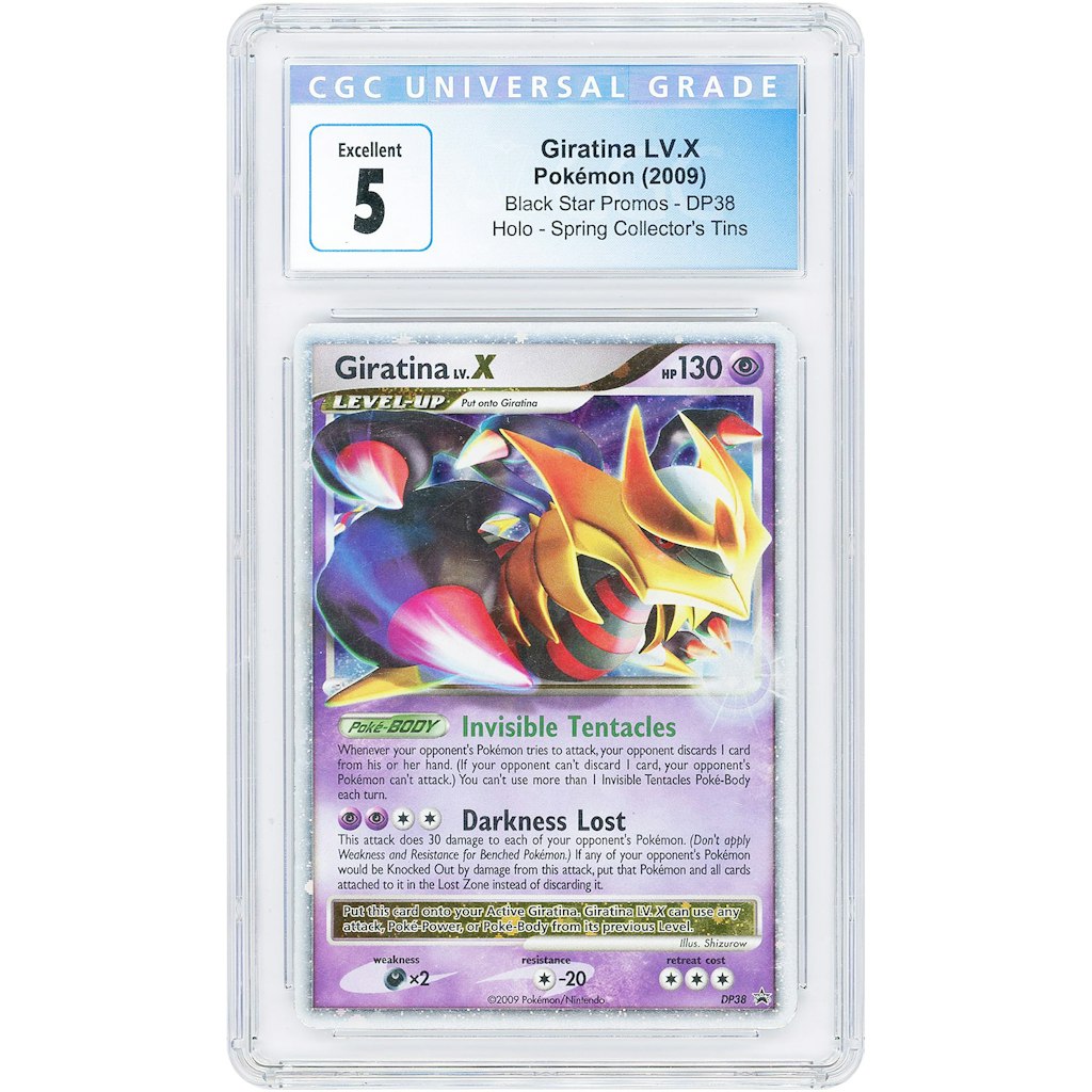 Giratina LV.X Holo Rare Pokemon Card (CGC Authenticated): $74.99 Giratina LV.X Holo Rare Pokemon Card (CGC Authenticated): $74.99