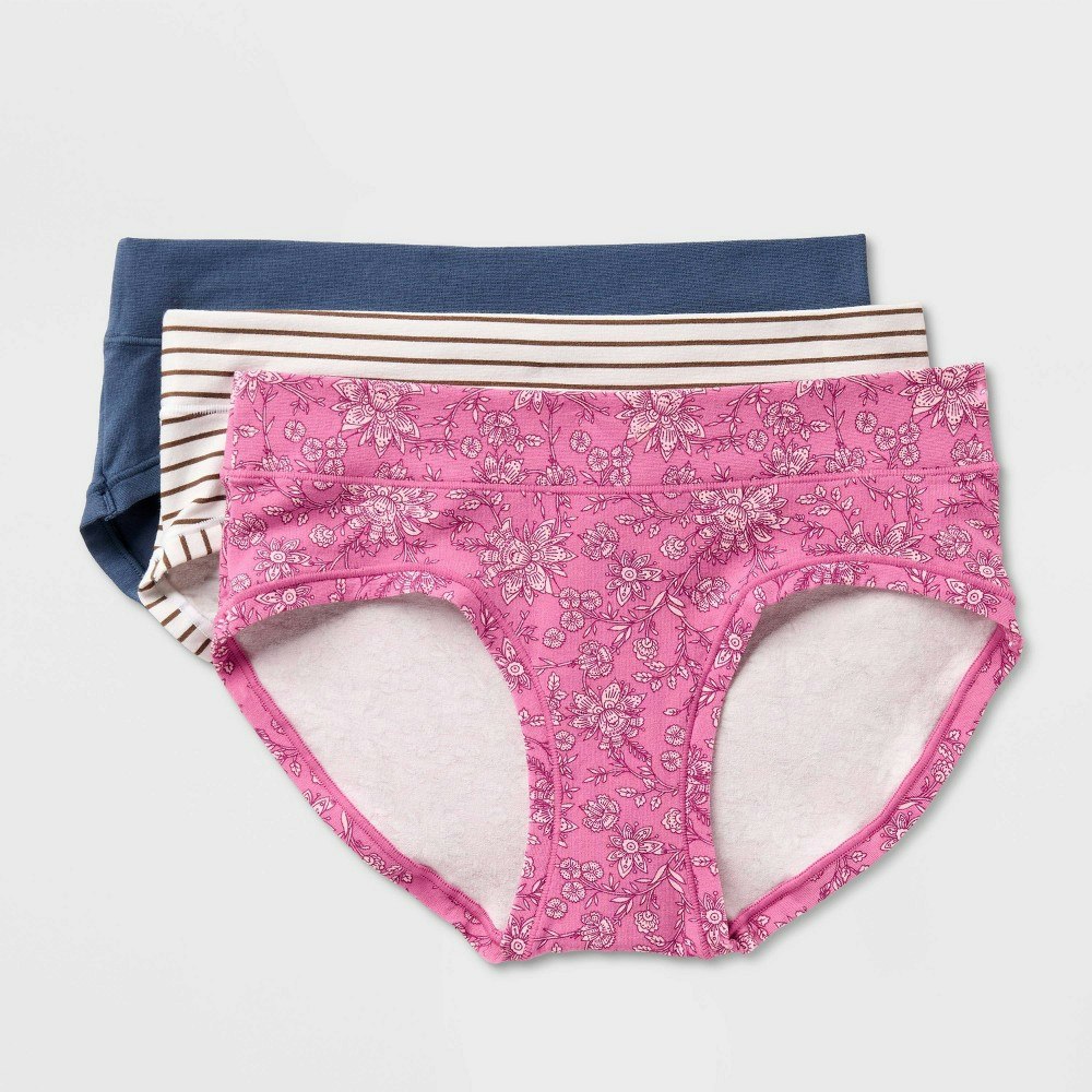 Auden Women's Cotton Stretch Hipster Underwear 3-Pack: $15 Auden Women's Cotton Stretch Hipster Underwear 3-Pack: $15