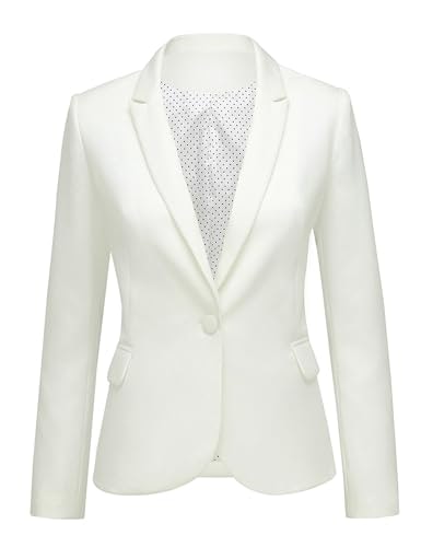 Women's Notched Lapel One-Button Blazer Jacket: $39.94 Women's Notched Lapel One-Button Blazer Jacket: $39.94