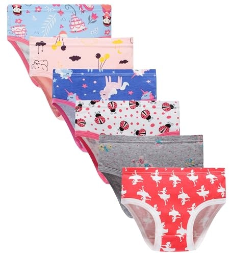 Boboking Girls' Cotton Briefs 4T: $18.69