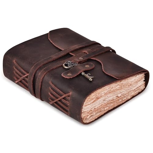 Leather Village Vintage Key Lock Notebook: $23.99 Leather Village Vintage Key Lock Notebook: $23.99