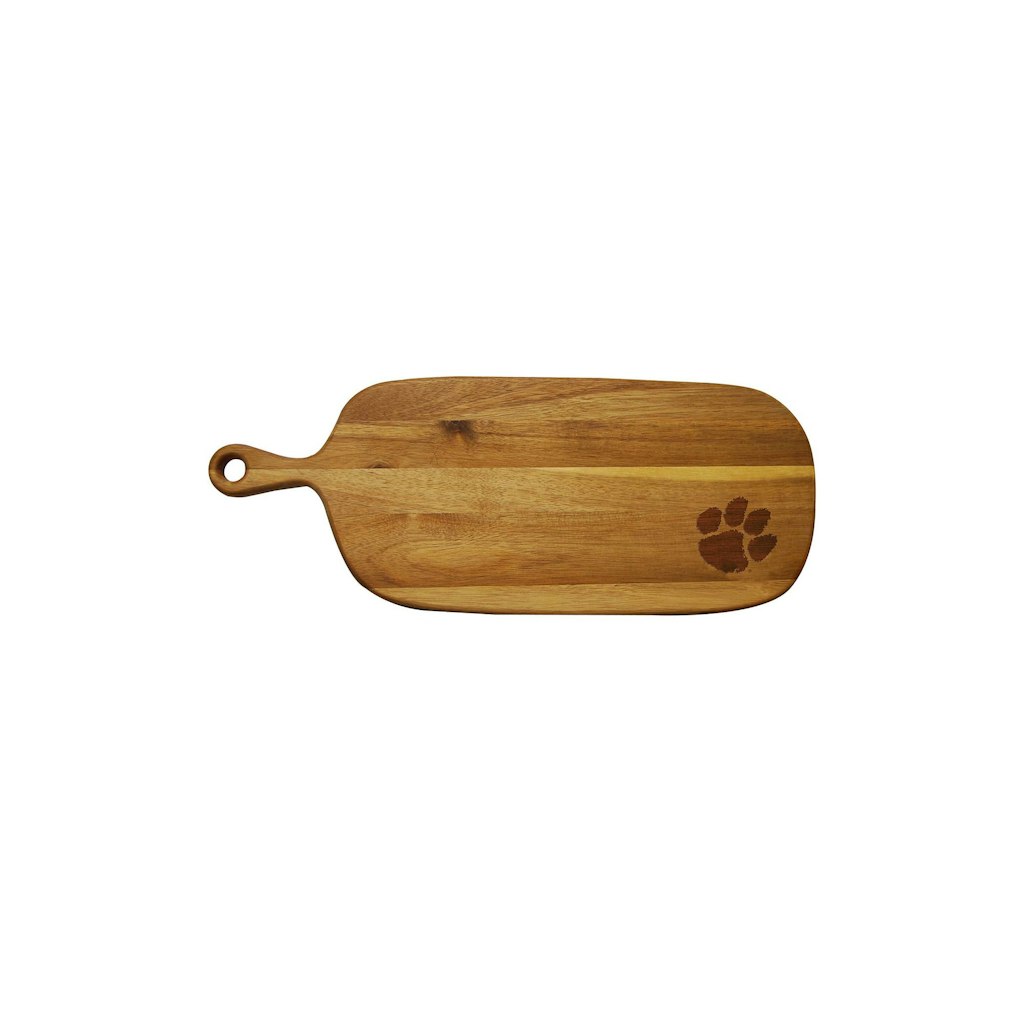 Clemson Tigers Acacia Paddle Serving Board: $49.99 Clemson Tigers Acacia Paddle Serving Board: $49.99