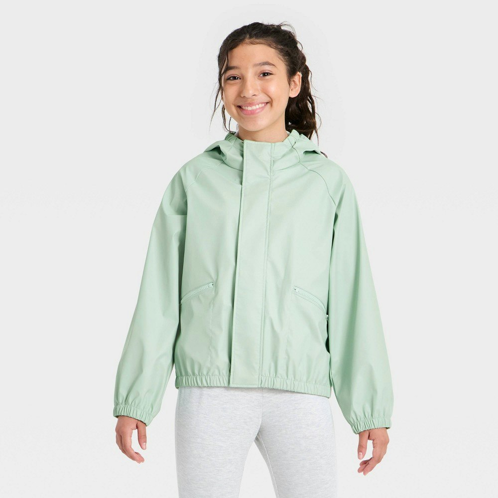 Girls' All in Motion Hooded Raincoat: $35 Girls' All in Motion Hooded Raincoat: $35