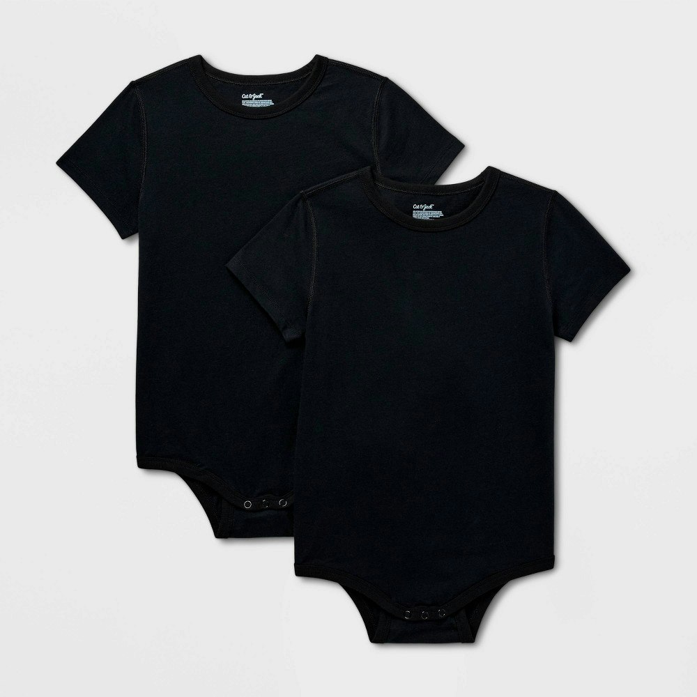 Cat & Jack Kids' Adaptive Short Sleeve Bodysuit 2-Pack: $28