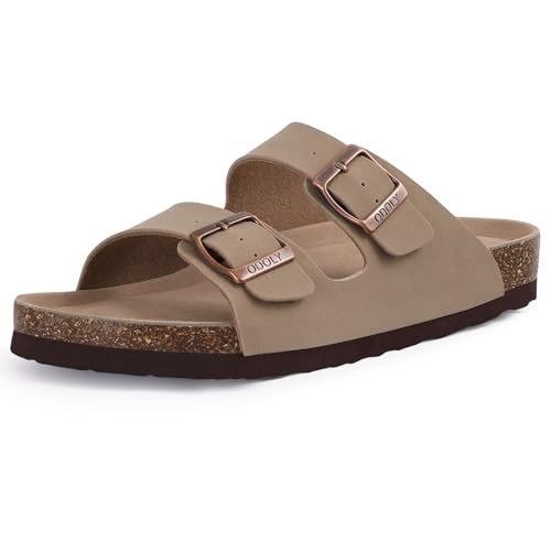 Odoly Unisex Cork Footbed Slide Sandals: $24.98
