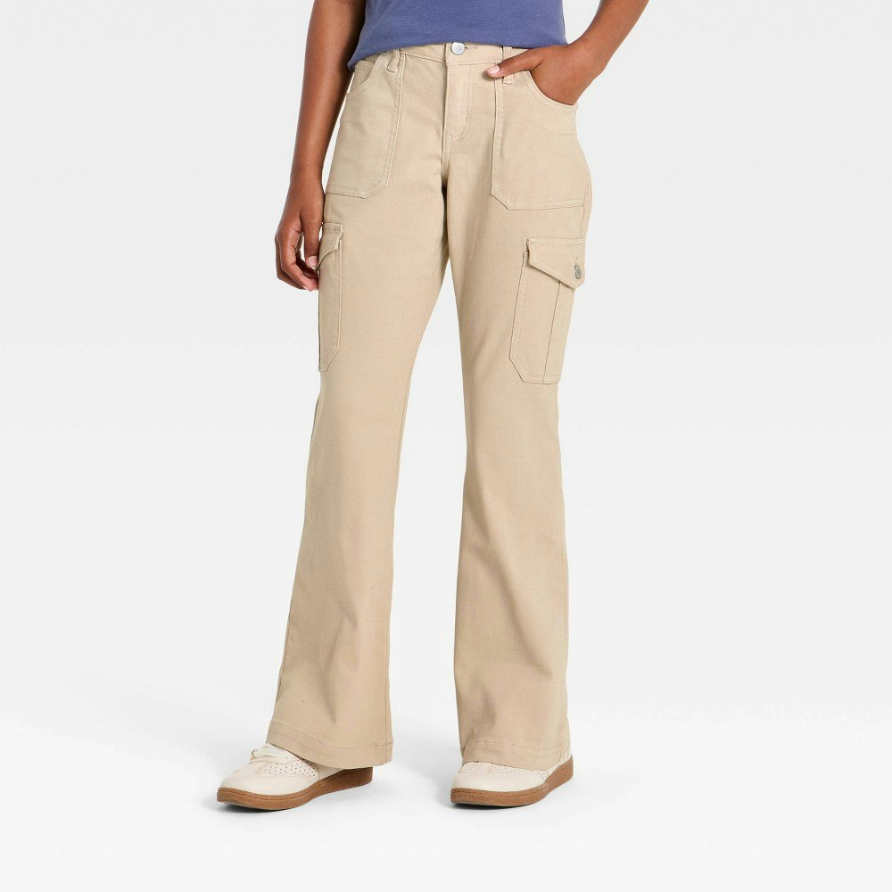 Art Class Girls' Low-Rise Cargo Flare Pants 14: $25 Art Class Girls' Low-Rise Cargo Flare Pants 14: $25