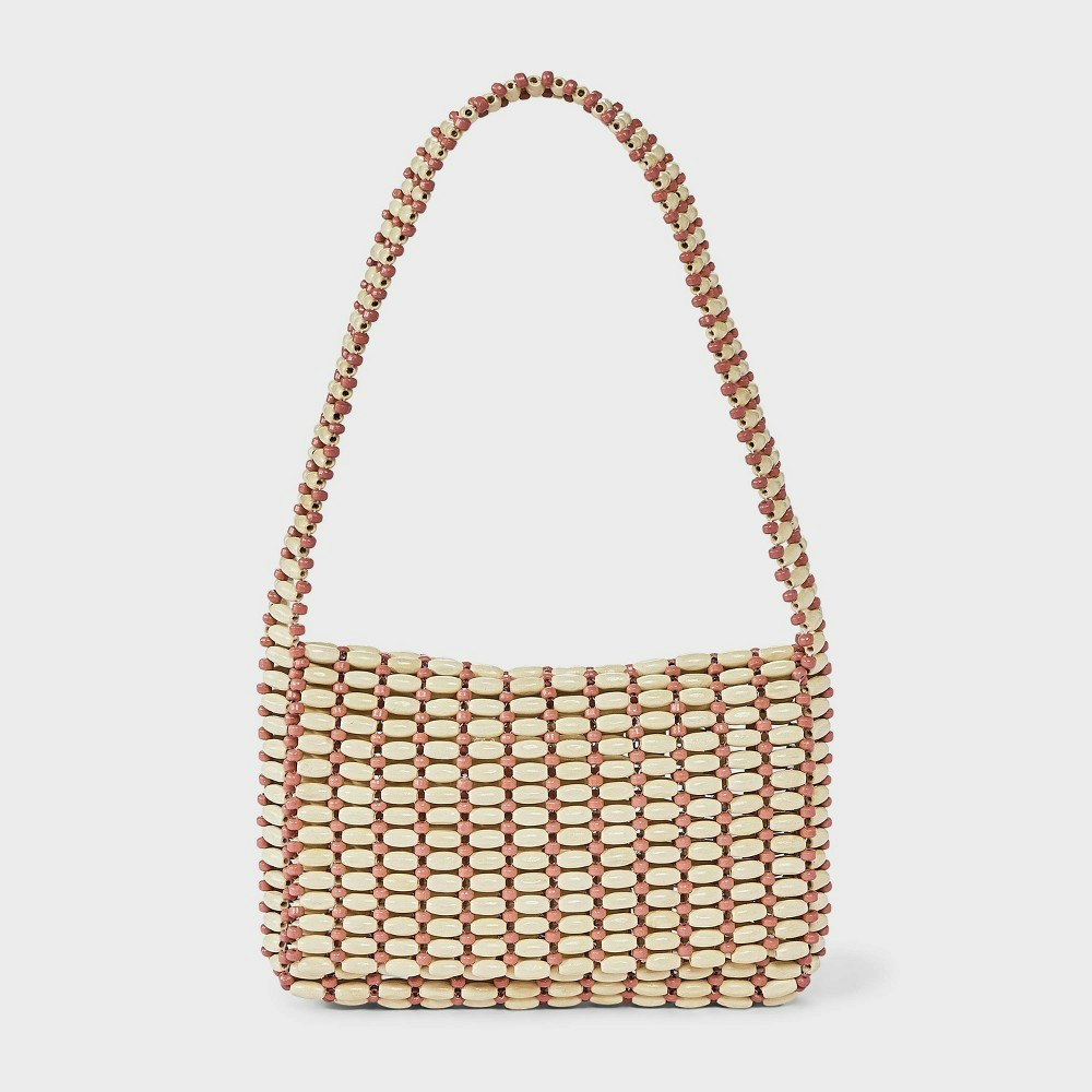 Universal Thread Wood Bead Shoulder Bag: $25.50 Universal Thread Wood Bead Shoulder Bag: $25.50