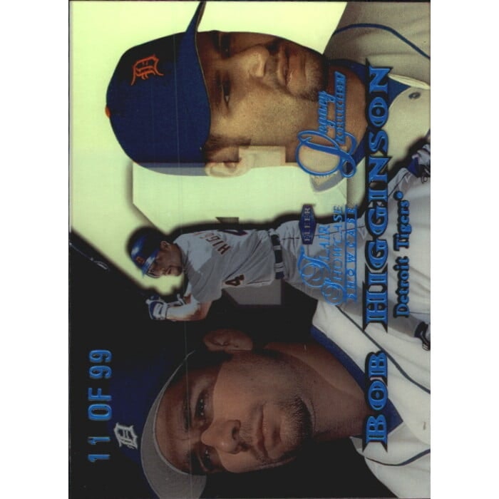 1999 Flair Showcase Legacy Collection Row 1 #54 Bob Higginson Card: $12