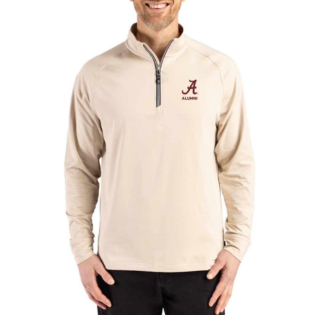 Cutter & Buck Alabama Crimson Tide Alumni Adapt Eco Knit Quarter-Zip Pullover: $99.99 Cutter & Buck Alabama Crimson Tide Alumni Adapt Eco Knit Quarter-Zip Pullover: $99.99