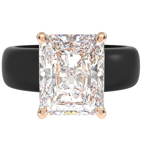 Rinfit Silicone Ring with Emerald Cut CZ Stone: $39.99 Rinfit Silicone Ring with Emerald Cut CZ Stone: $39.99